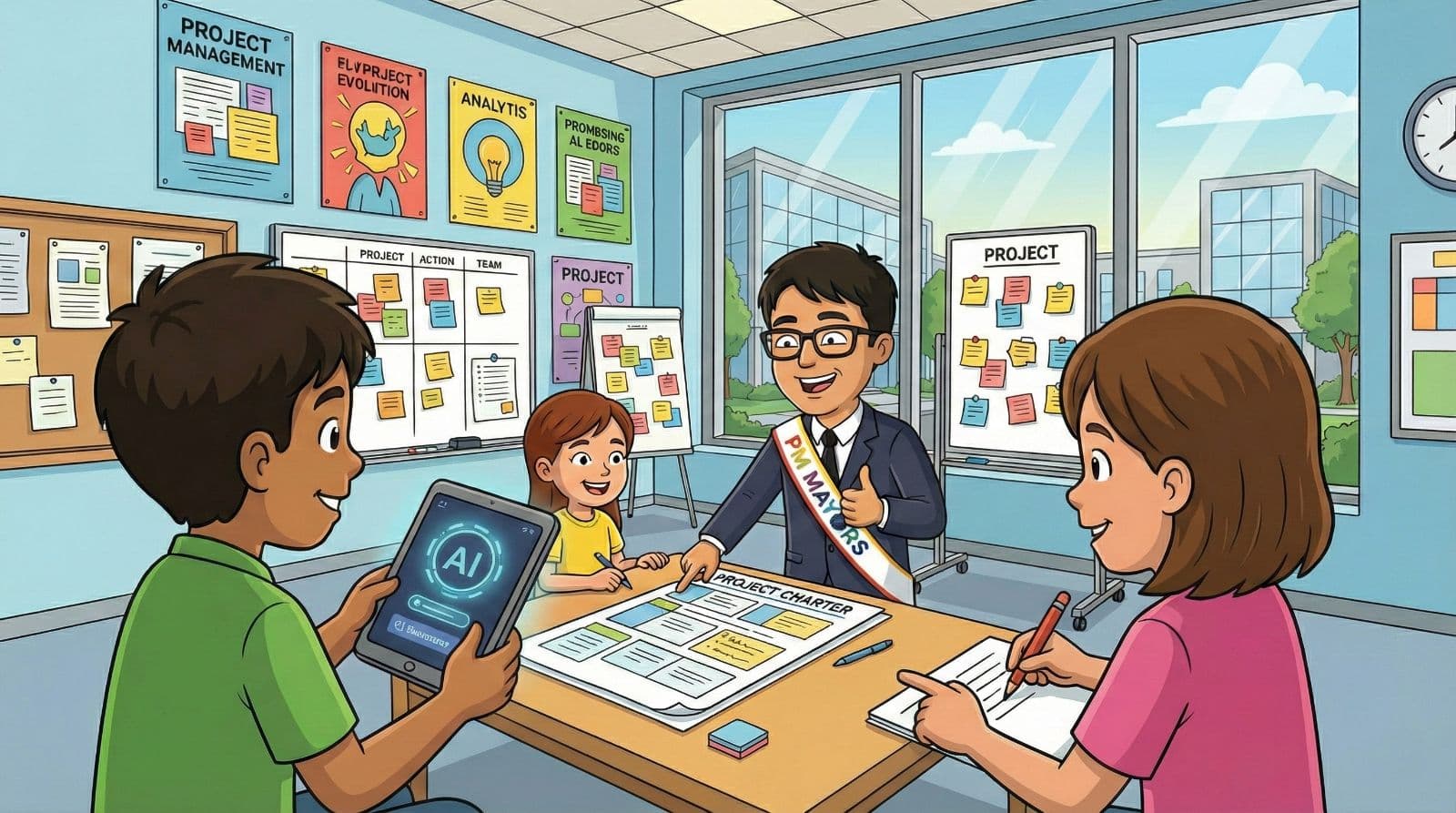 賦能教育:我寫了一個讓孩子「無痛產出」Project Charter 的小程式